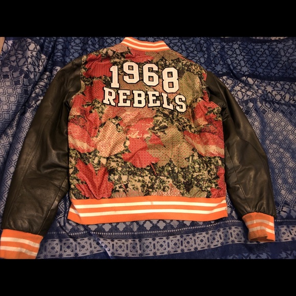 SOLD!! Vintage Akoo Varsity Jacket - Picture 2 of 2